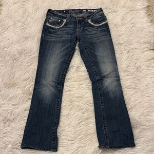 Miss Me Women's Dark Blue Boot Cut Jeans